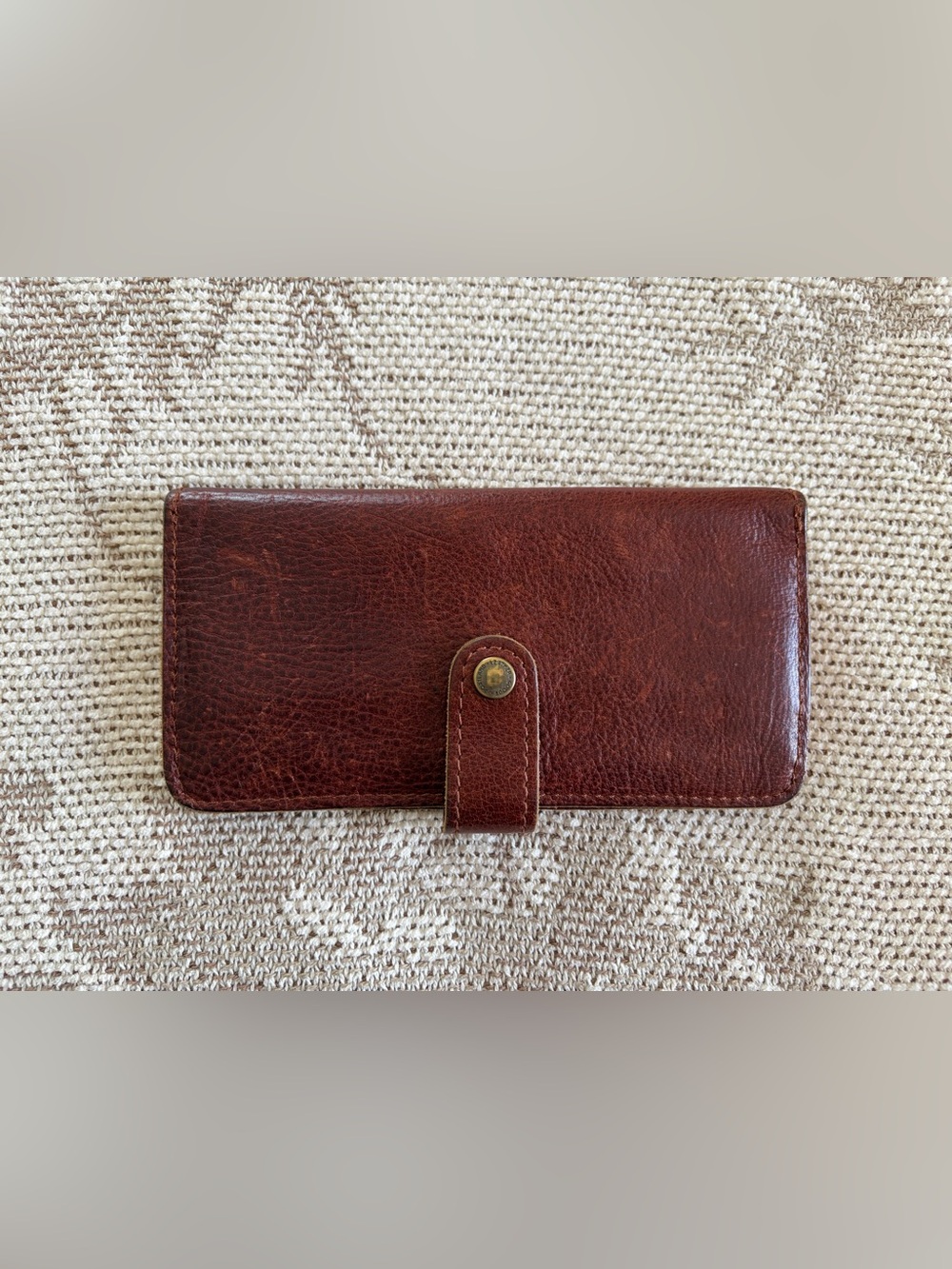 Portland Leather Goods Bifold Brown Wallet Nutmeg